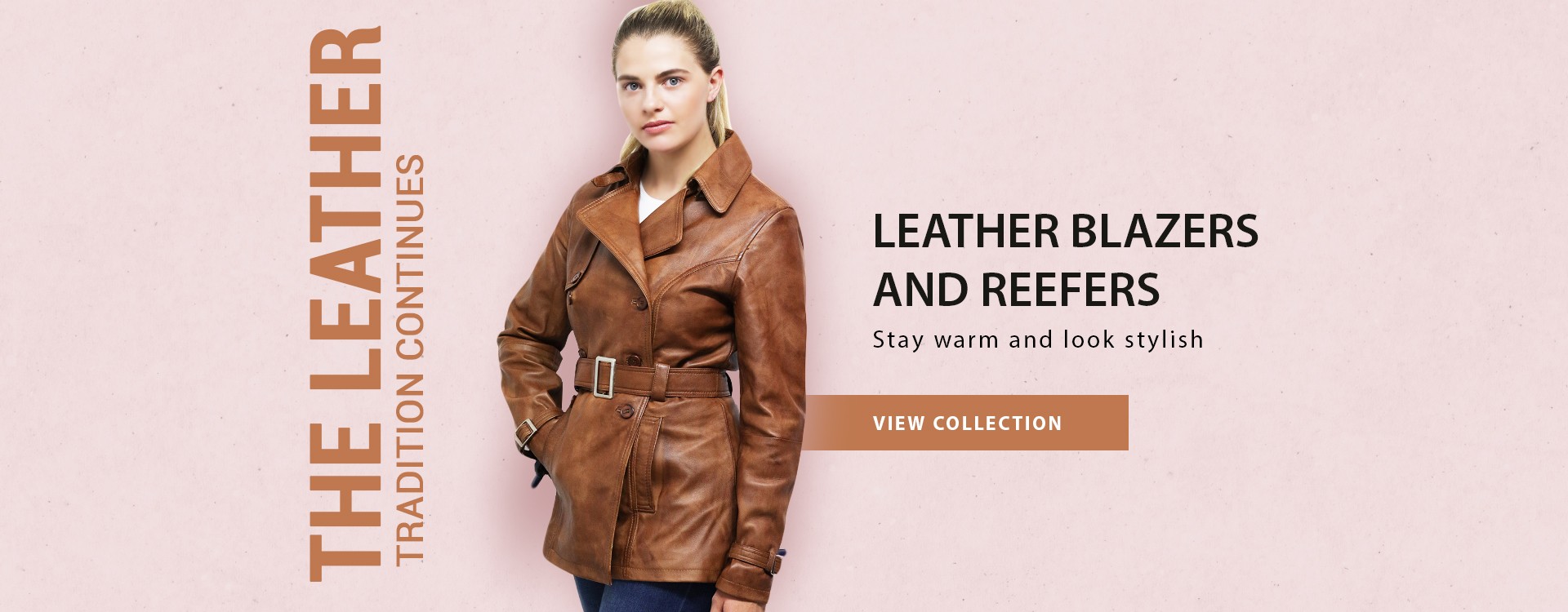 Leather Blazer Women