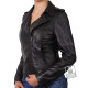 Ladies Leather Biker Jacket _ Haven