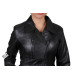 Ladies Black Leather Biker Jacket - Mellisa