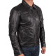 Men's Tan Leather Jacket - Morgan