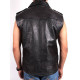 Brando Mens Leather Biker jacket Vest Gilet