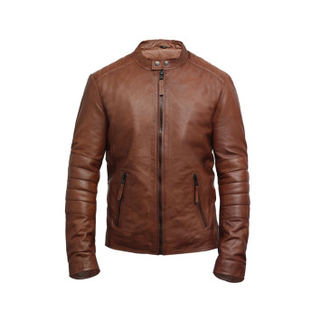 Mens Leather Jacket Genuine Lambskin