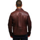 Men's Leather Biker Jacket Genuine Cow Hide Brando Vintage Rustic