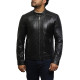  Mens Genuine Leather Biker Jacket Smart Casual Style