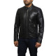  Mens Genuine Leather Biker Jacket Smart Casual Style