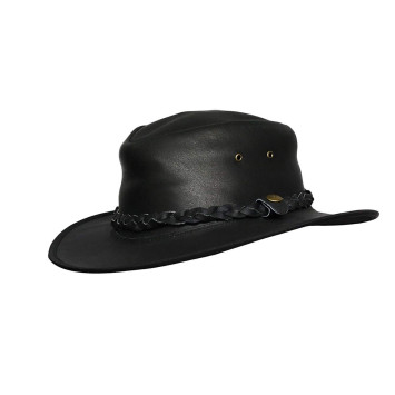 Menn Bred Brem Cowboy Svart Aussie Western Hatt