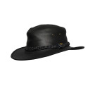 Mens Wide Brim Cowbo Black Aussie Western Hat