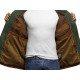 Mens Leather Jacket Vintage Retro Khaki Green Goat Suede Jacket--Sonny