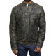 Men's Brown Leather Jacket - Asasin