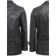 Mens Black Military Style Real Vintage Jacket BNWT - Adlar 