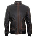  Real Soft Nappa Leather Jacket Vintage 