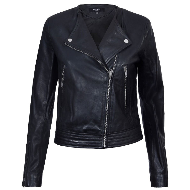 Real Nappa Lamb Leather Jacket For Women