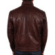 Men's Black Leather Jacket - Chicago