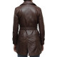 Ladies Black Leather Blazer Jacket - West